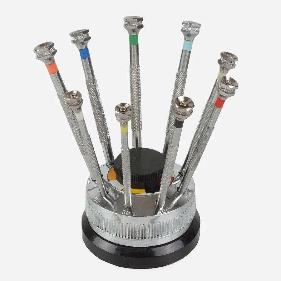 Schroevendraaierset 9-delig - Watch Care & Tools - Horlogerieshop.nl