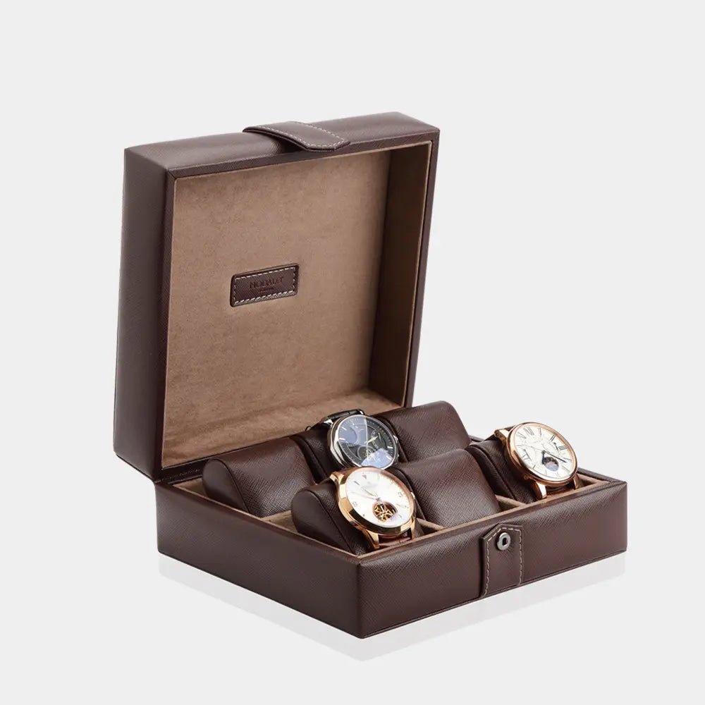 Horlogedoos GALLANTE leder 6 Horloges Modalo - Horlogerieshop.nl