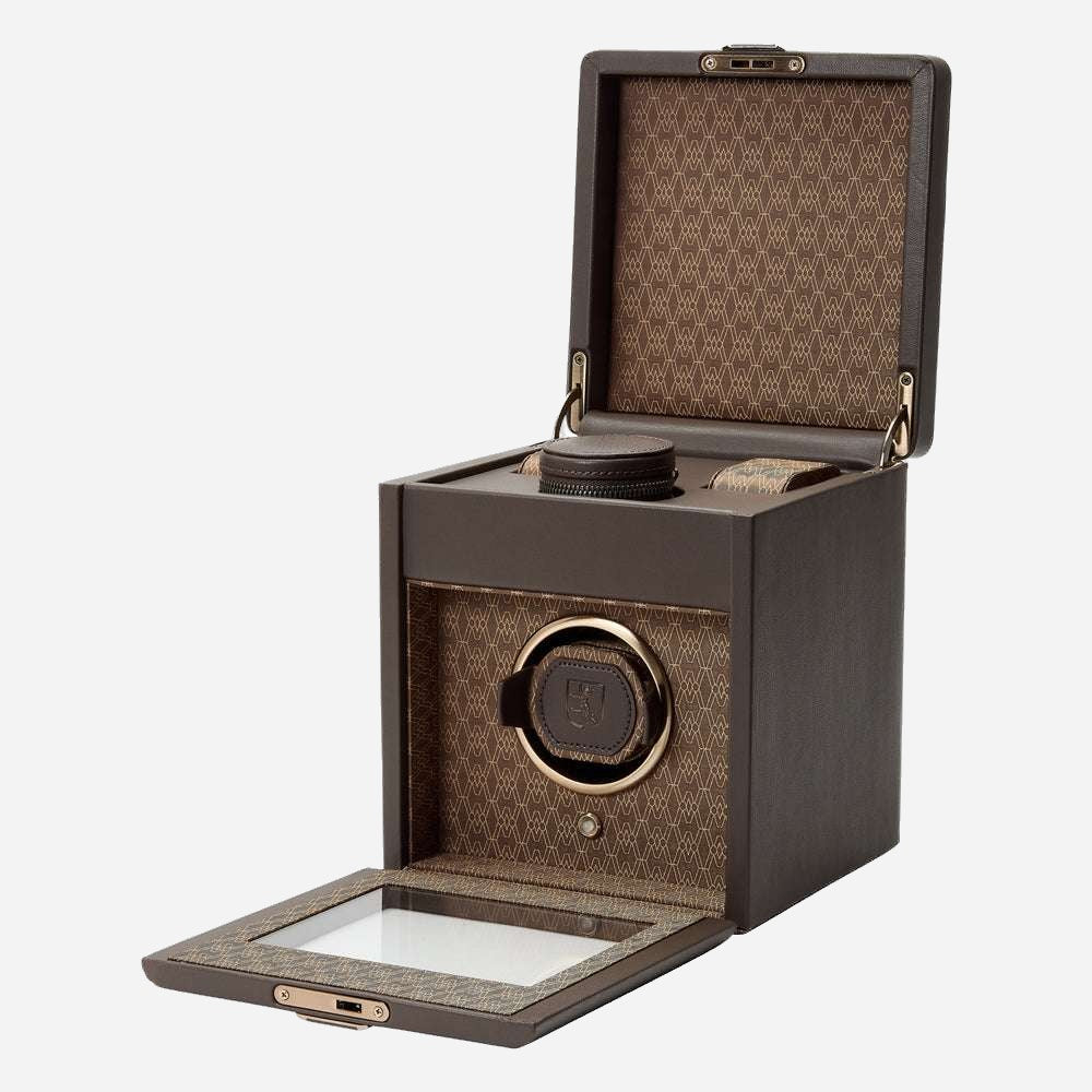 Watch winder Earth 1 horloge Wolf 1834 - Horlogerieshop.nl