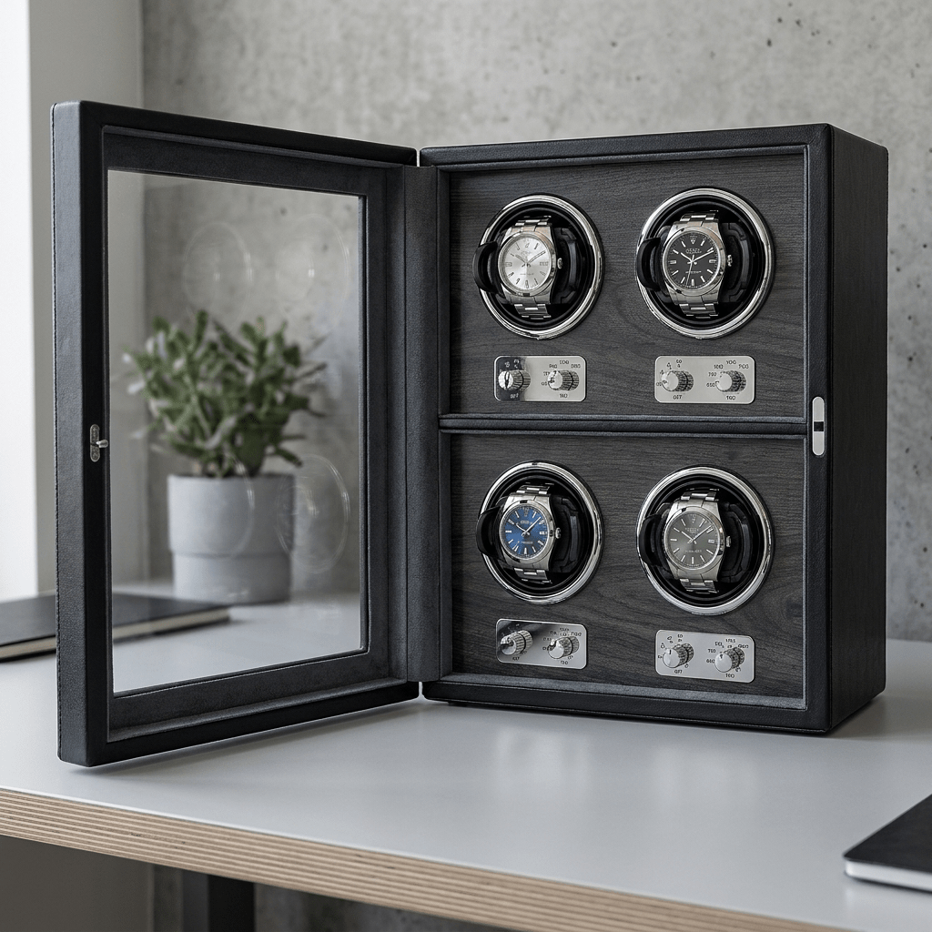 Windrose Ambiance 4 horloges Zwart - lifestyle