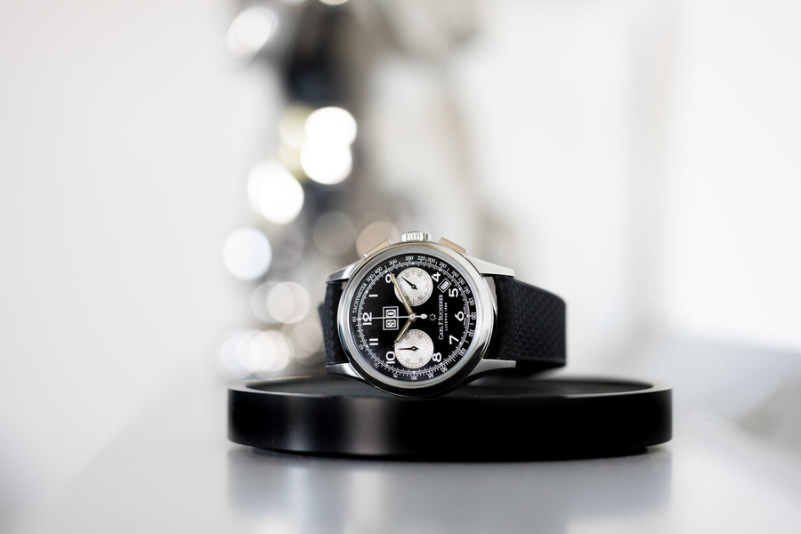 Horlogetray Zwart Aluminium Morelund - sfeerbeeld