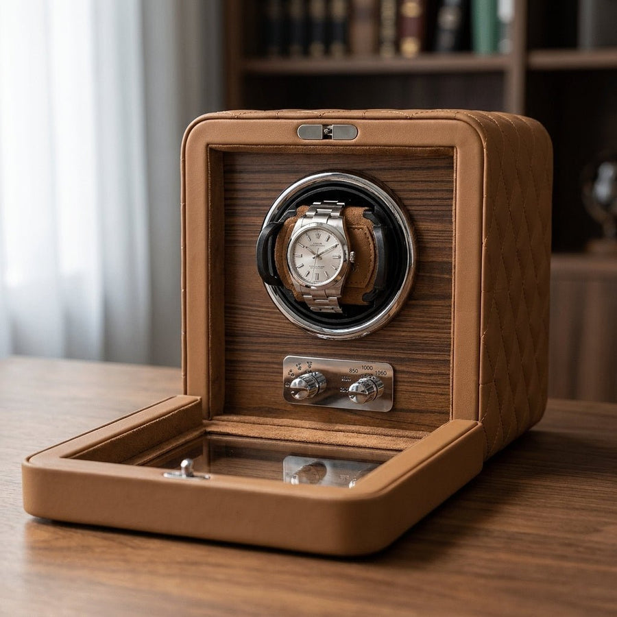 Windrose Noblesse 1 horloge Camel - lifestyle