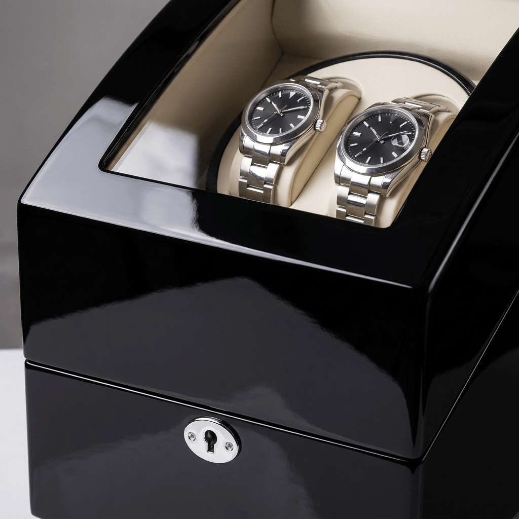 Ashford & Rye watch winder Pianolak - detail