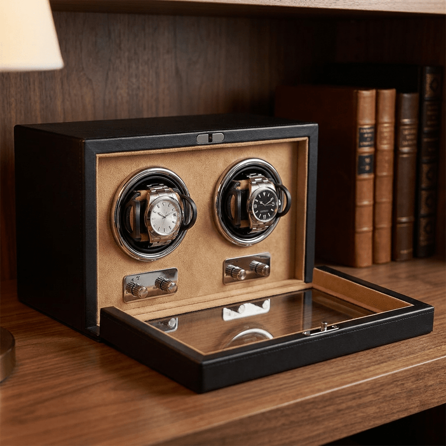 Windrose Ambiance 2 horloges Camel - lifestyle