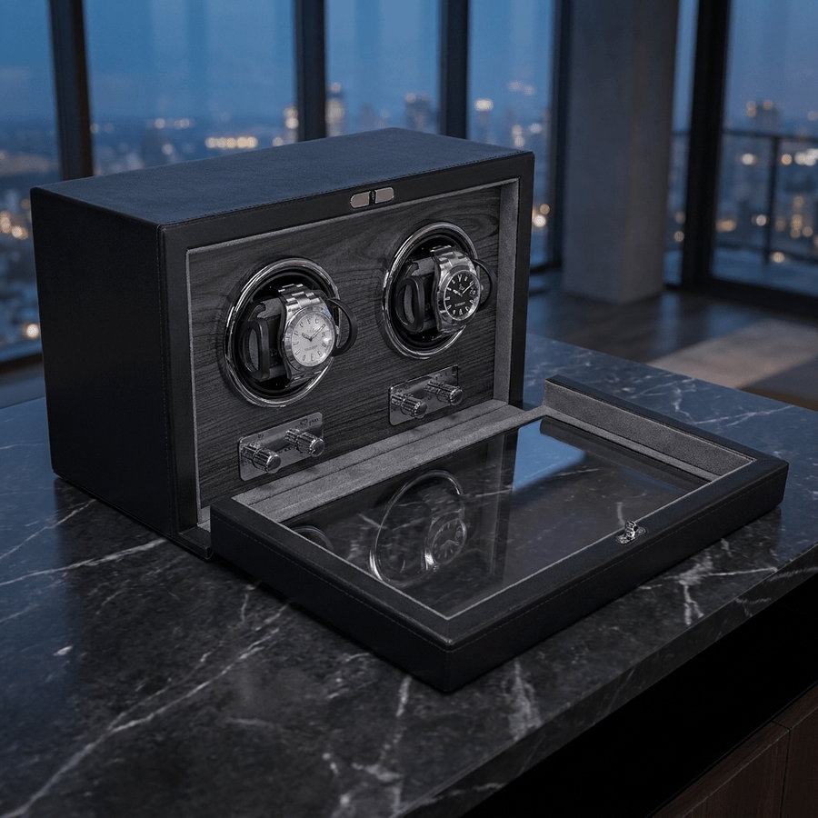 Windrose Ambiance 2 horloges Zwart - lifestyle