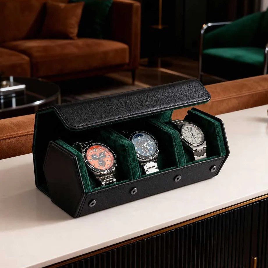 Horlogerol Hexagon 3 Horloges Ashford & Rye - Horlogerieshop.nl