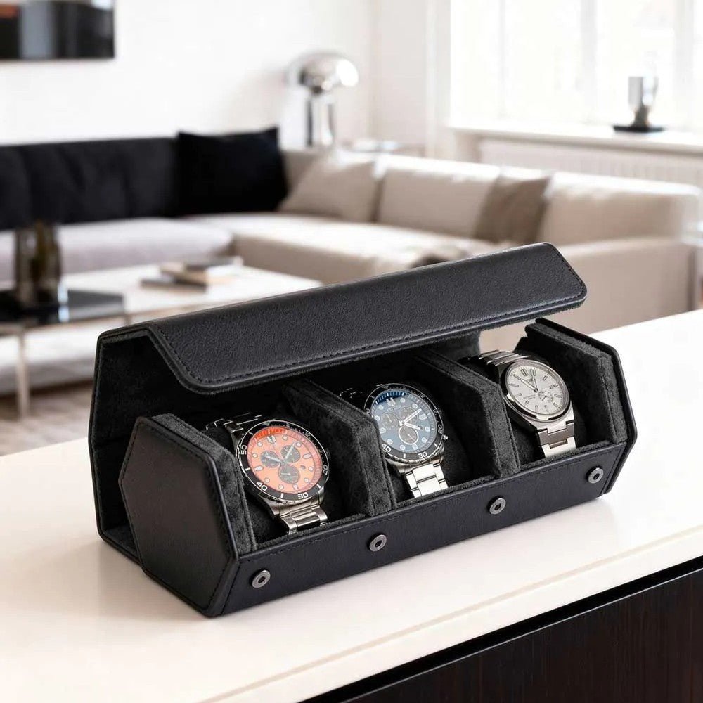 Horlogerol Hexagon 3 Horloges Ashford & Rye - Horlogerieshop.nl