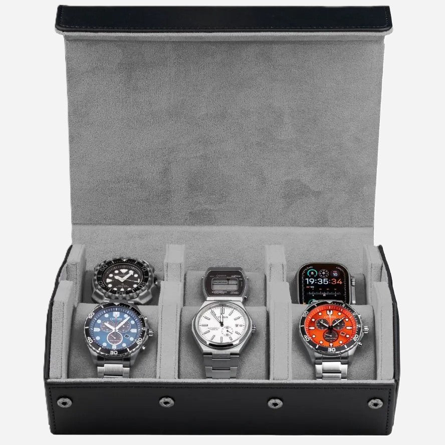 Horlogerol Hexagon 6 Horloges Ashford & Rye - Horlogerieshop.nl