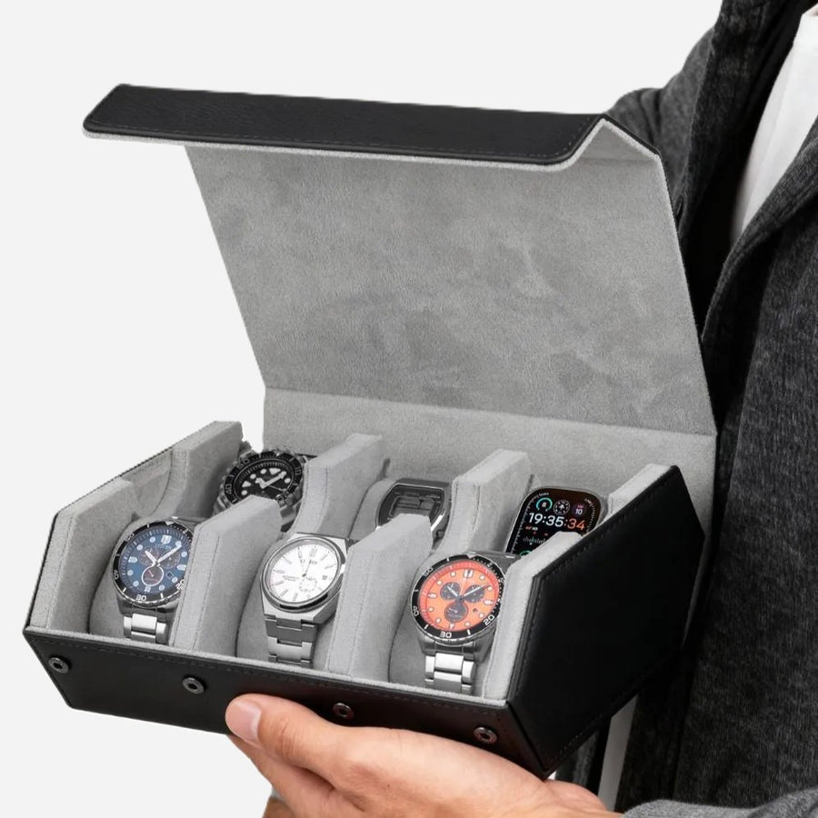 Horlogerol Hexagon 6 Horloges Ashford & Rye - Horlogerieshop.nl