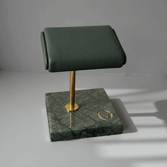 Horlogestandaard Marmer 1 horloge Leder Old Fashioned Luxury