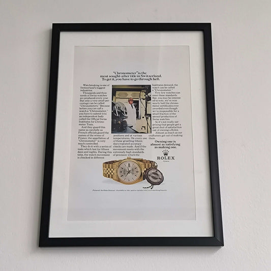 Vintage Rolex Datejust advertentie