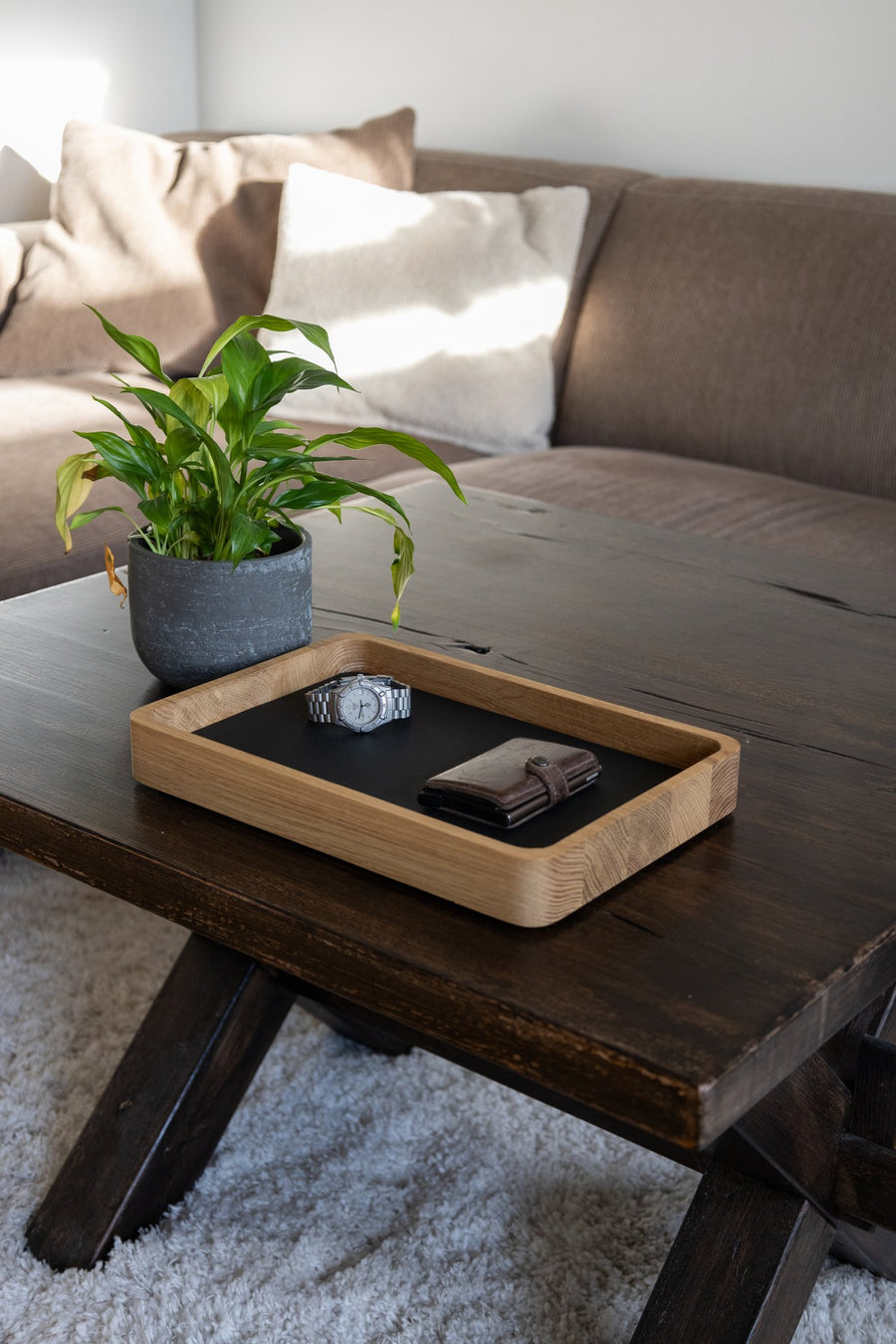 Horlogetray Large Natuur Eiken Morelund - sfeerbeeld
