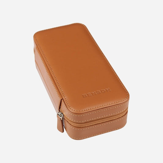 Benson Horloge etui Black Series 1 Horloge Camel