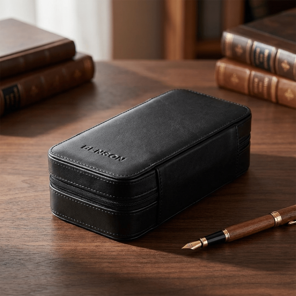 Benson Horloge etui Black Series 2 Horloges Zwart - sfeerbeeld