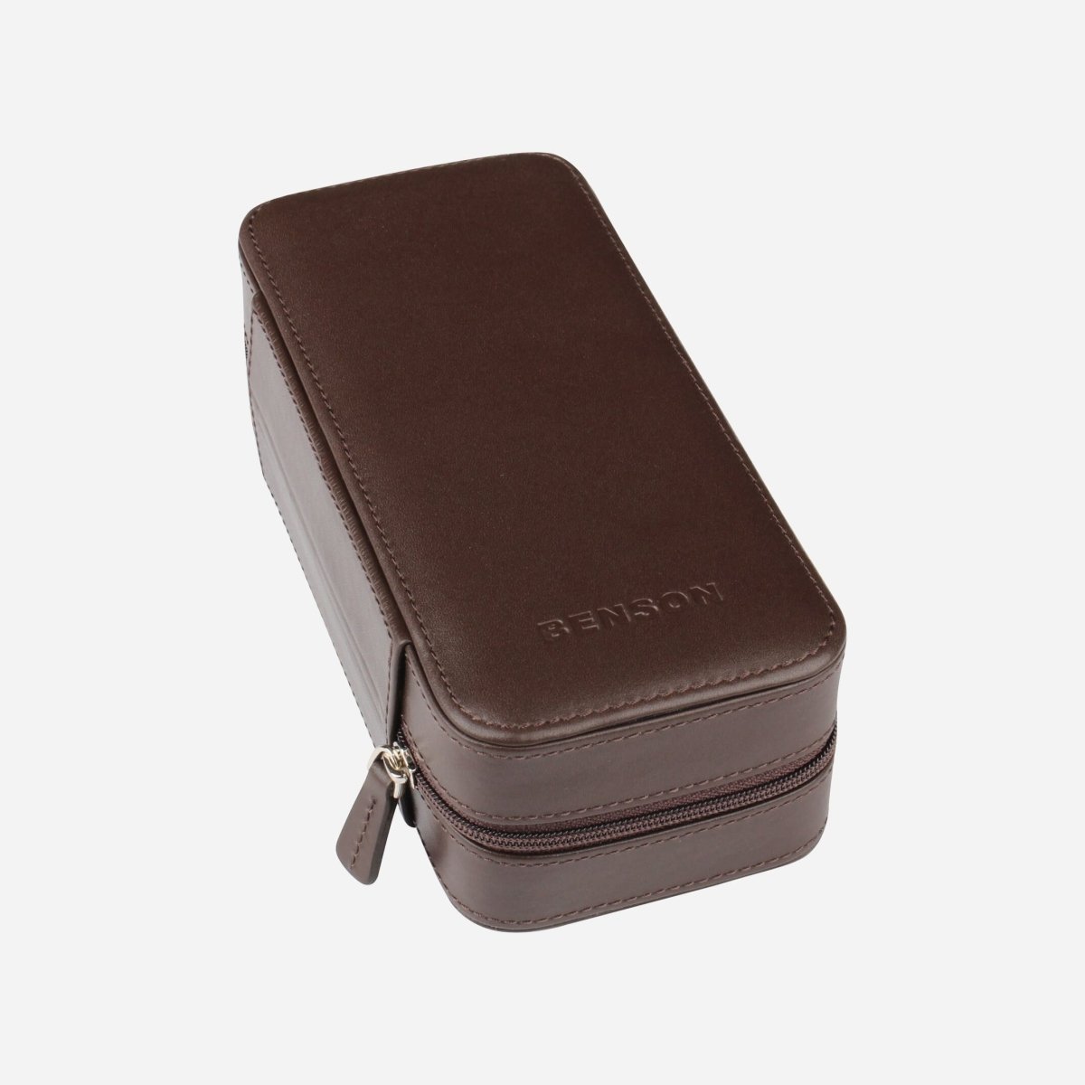 Benson Horloge etui Black Series 2 Horloges Donkerbruin
