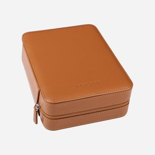 Benson Horloge etui Black Series 4 Horloges Camel