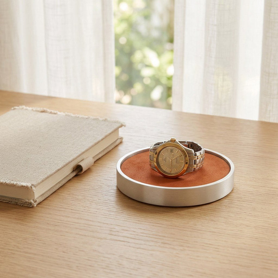 Horlogetray Wit Eiken Morelund Bruin - sfeerbeeld