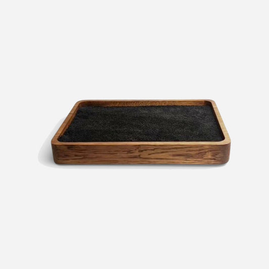 Horlogetray Large Donker Eiken Morelund Zwart Lush