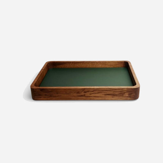 Horlogetray Large Donker Eiken Morelund Groen