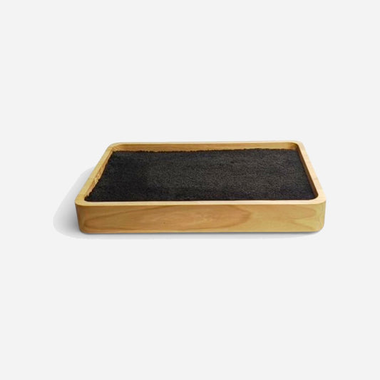 Horlogetray Large Natuur Eiken Morelund Zwart Lush