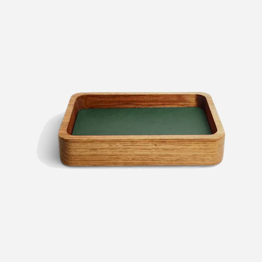 Horlogetray Small Donker Eiken Morelund Groen