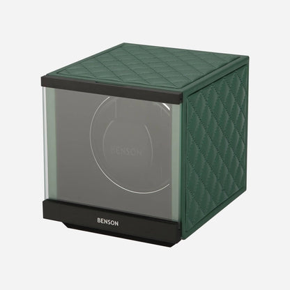 Benson Swiss Series 1 Horloge Groen leder