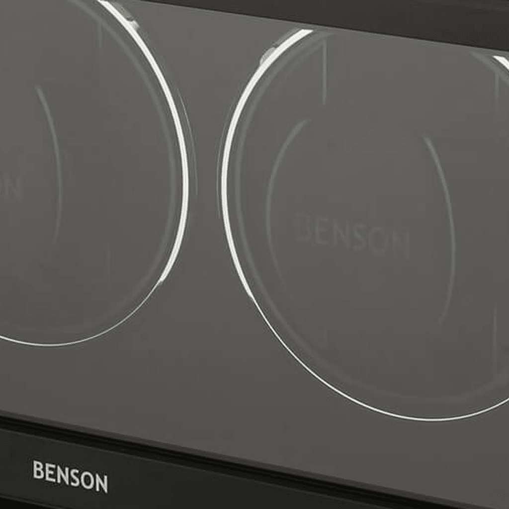 Benson Swiss Series 2 Horloges Zwart - detail horlogehouder