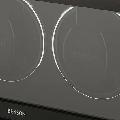 Benson Swiss Series 2 Horloges Zwart - detail horlogehouder