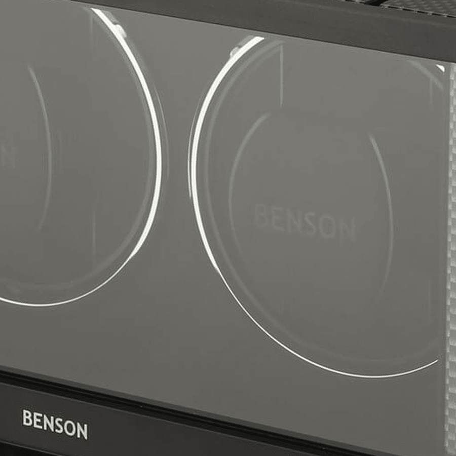 Benson Swiss Series 2 Horloges Carbon - detail horlogehouder