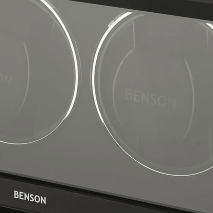 Benson Swiss Series 2 Horloges Walnut - detail horlogehouder