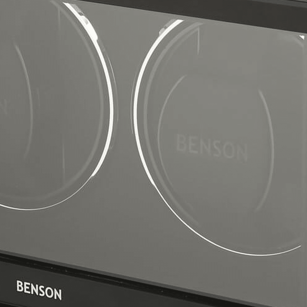 Benson Swiss Series 2 Horloges Zwart leder - detail horlogehouder