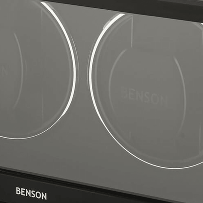Benson Swiss Series 2 Horloges Donkerbruin leder - detail horlogehouder