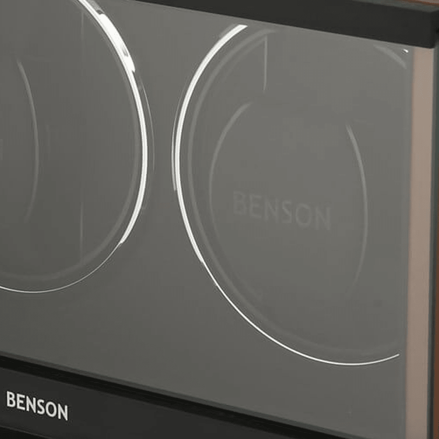 Benson Swiss Series 2 Horloges Lichtbruin leder - detail horlogehouder