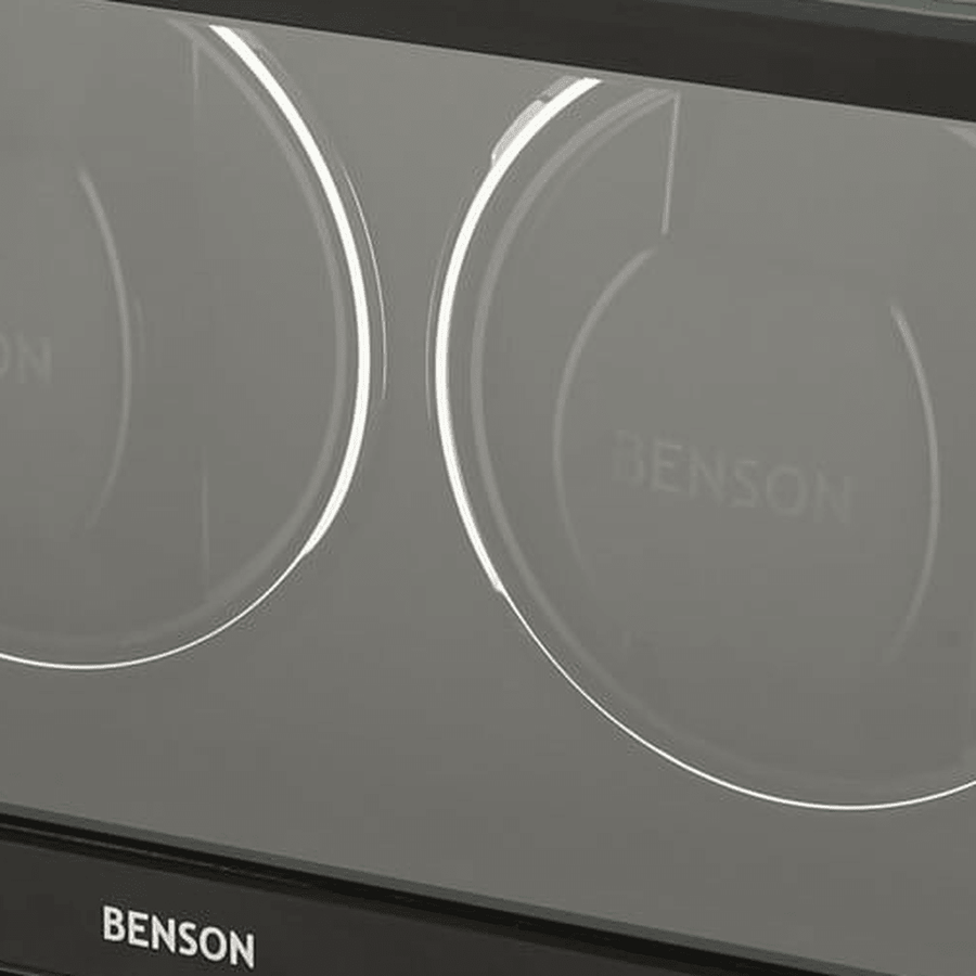 Benson Swiss Series 2 Horloges Groen leder - detail horlogehouder