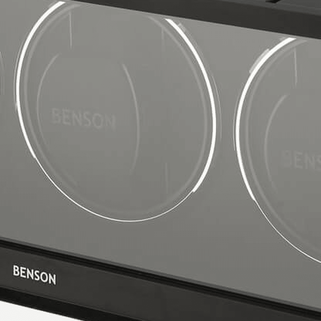 Benson Swiss Series 3 Horloges Zwart - detail horlogehouder