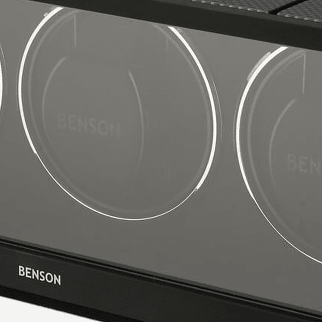 Benson Swiss Series 3 Horloges Carbon - detail horlogehouder