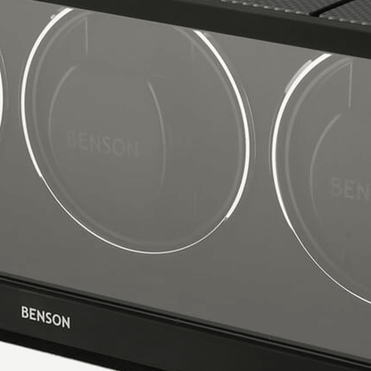 Benson Swiss Series 3 Horloges Carbon - detail horlogehouder