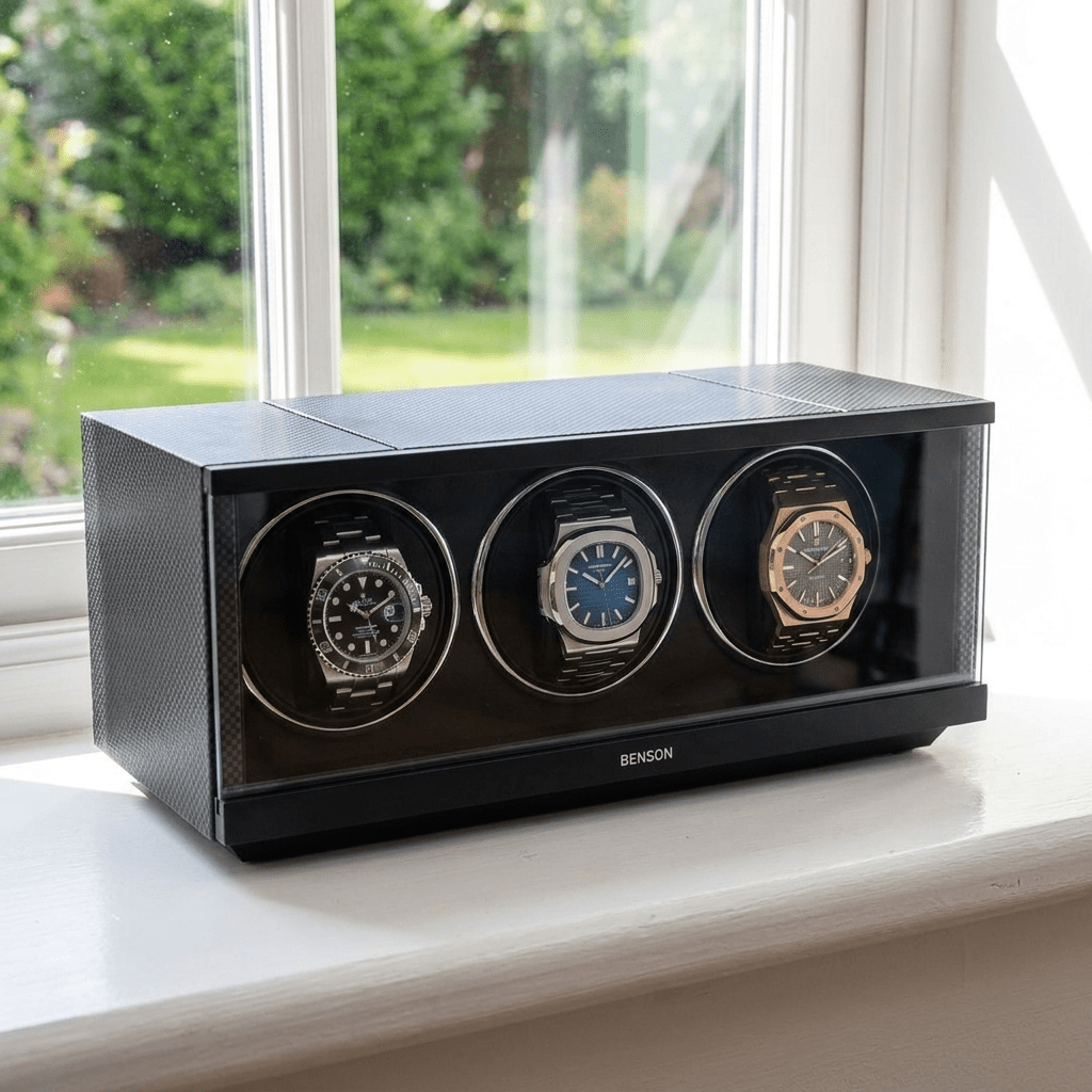 Benson Swiss Series 3 Horloges Carbon - sfeerbeeld