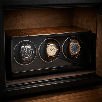 Benson Swiss Series 3 Horloges Macassar - sfeerbeeld