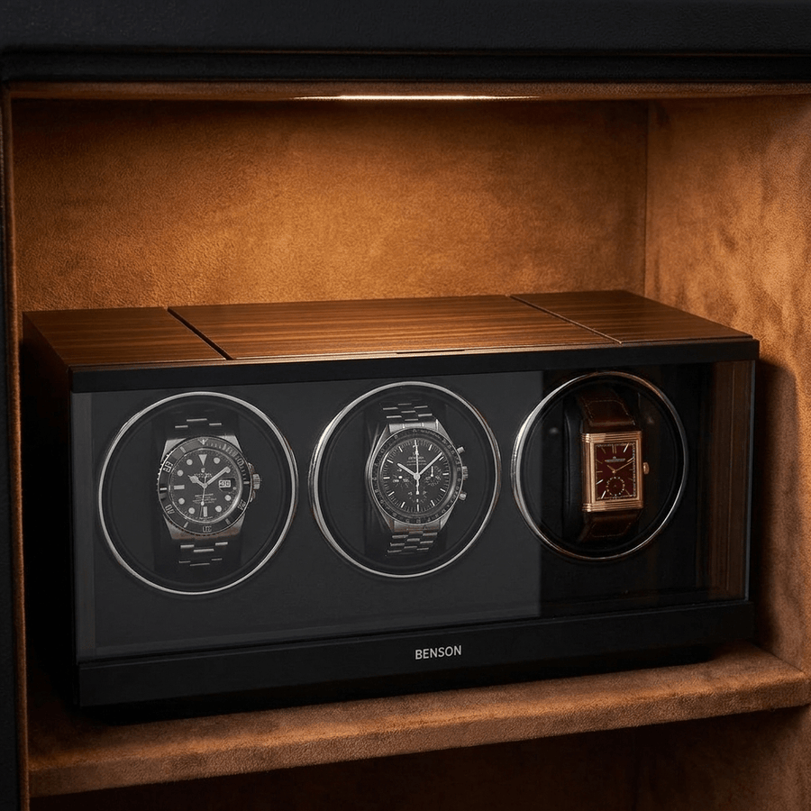Benson Swiss Series 3 Horloges Macassar - sfeerbeeld