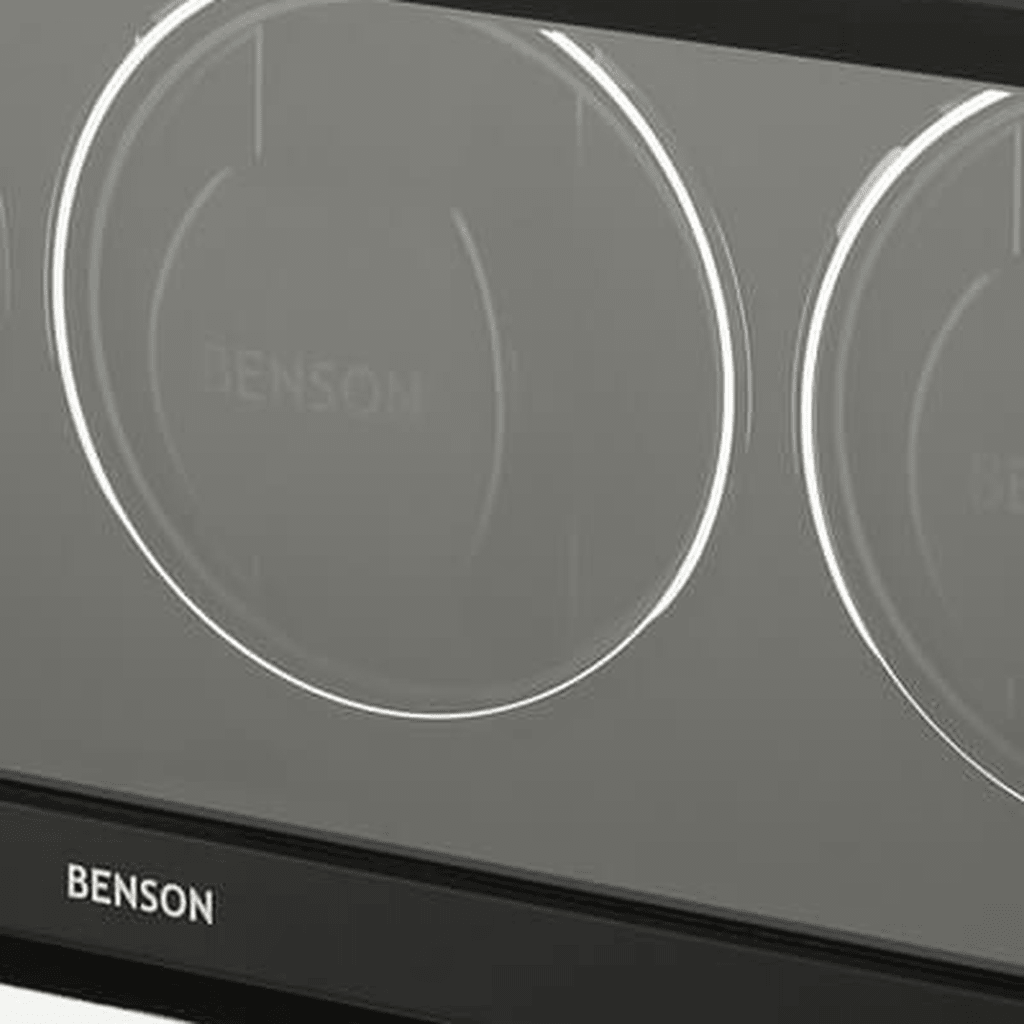 Benson Swiss Series 3 Horloges Walnut - detail horlogehouder