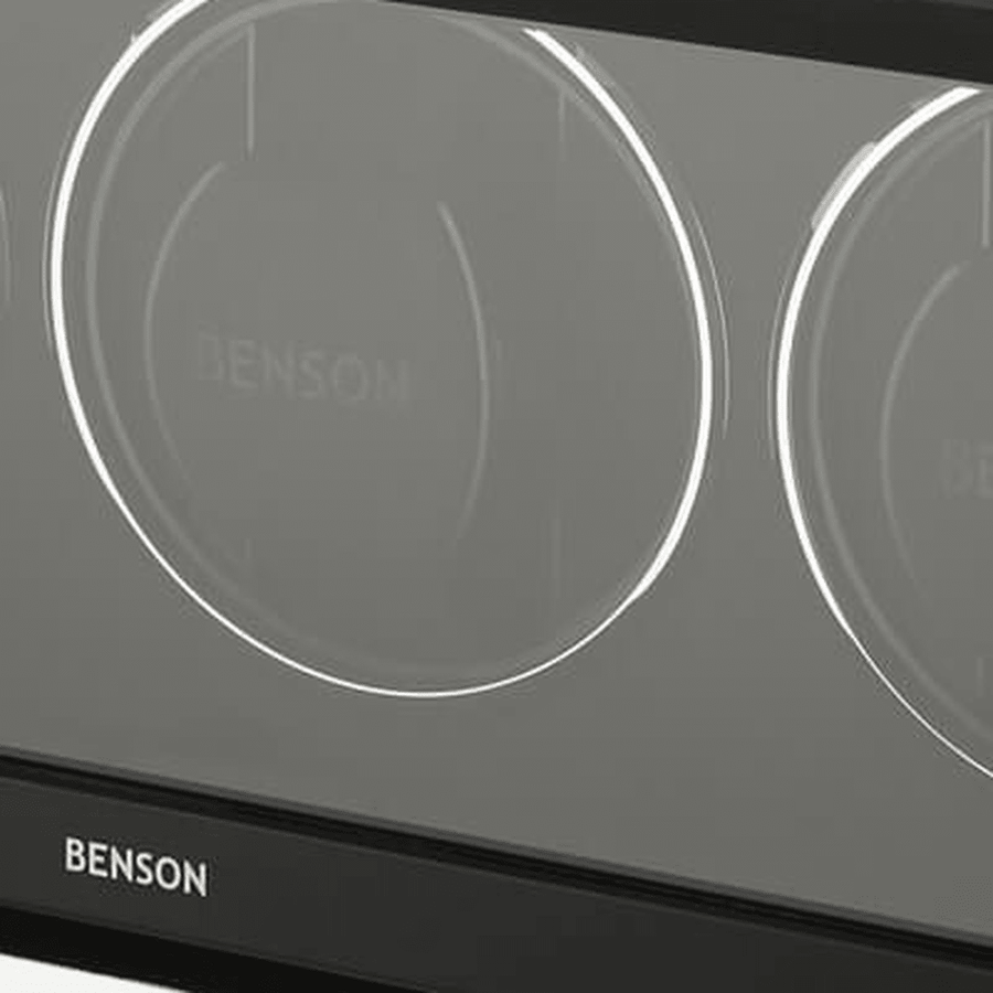 Benson Swiss Series 3 Horloges Walnut - detail horlogehouder