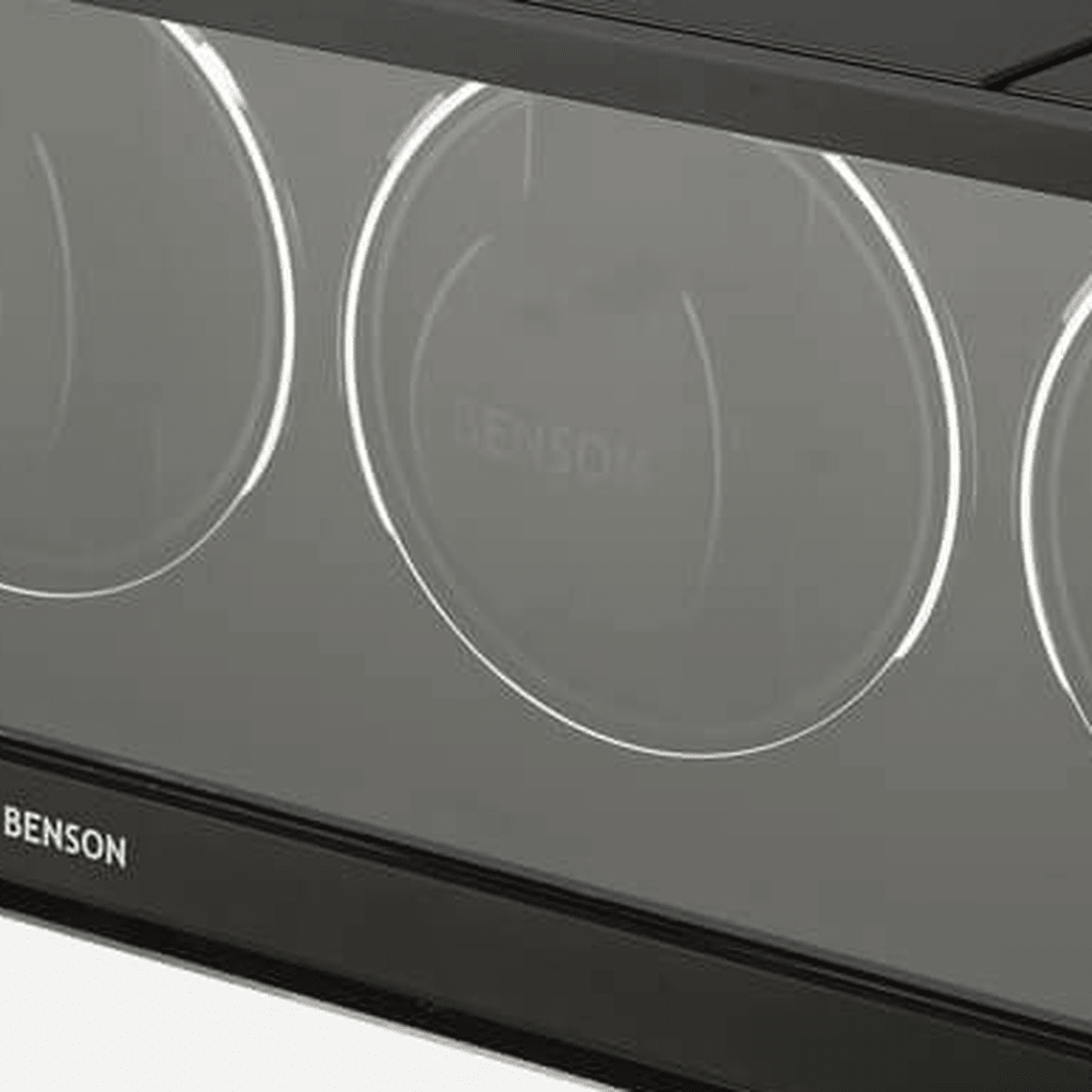Benson Swiss Series 4 Horloges Zwart - detail horlogehouder