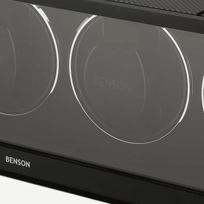 Benson Swiss Series 4 Horloges Carbon - detail horlogehouder