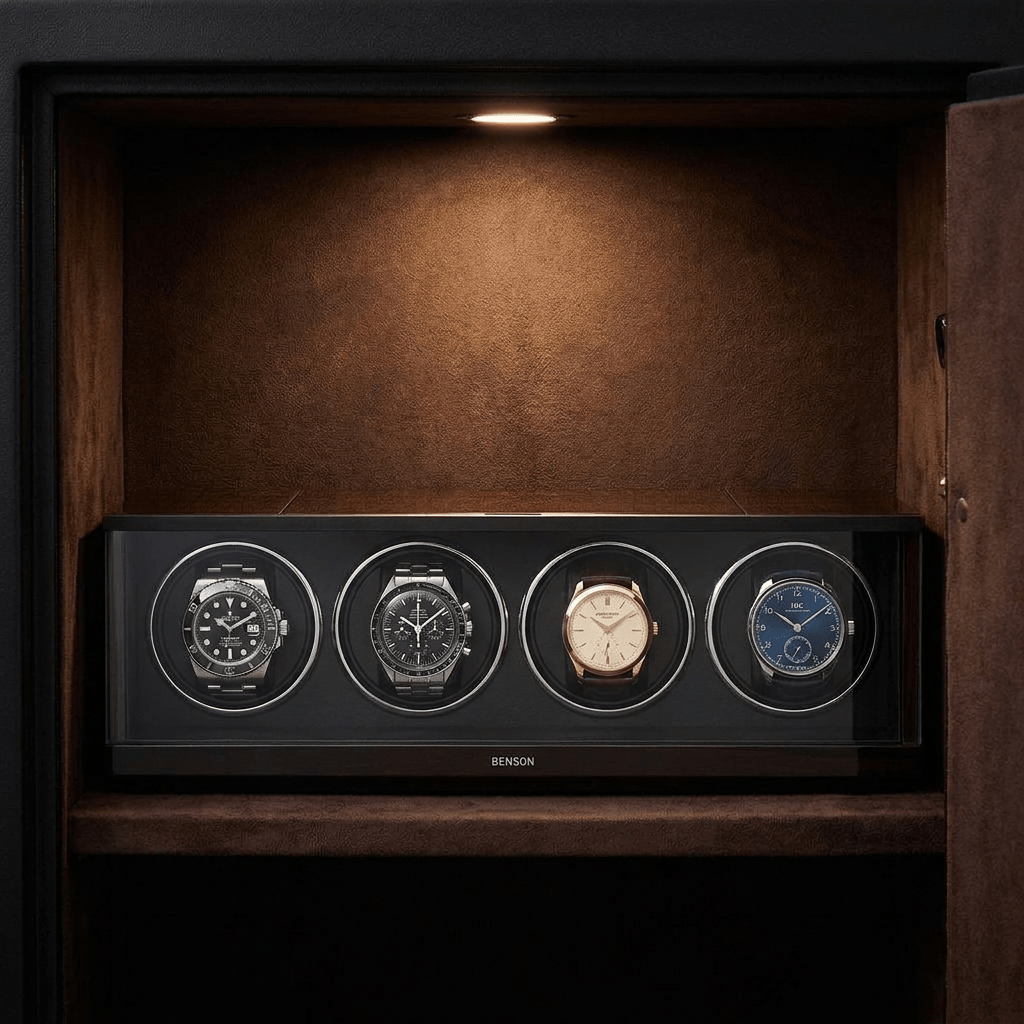 Benson Swiss Series 4 Horloges Macassar - sfeerbeeld