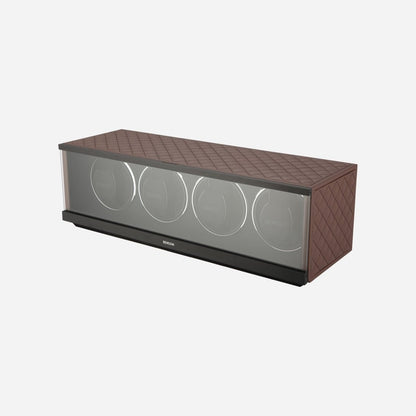 Benson Swiss Series 4 Horloges Donkerbruin leder