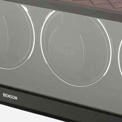 Benson Swiss Series 4 Horloges Donkerbruin leder - detail horlogehouder