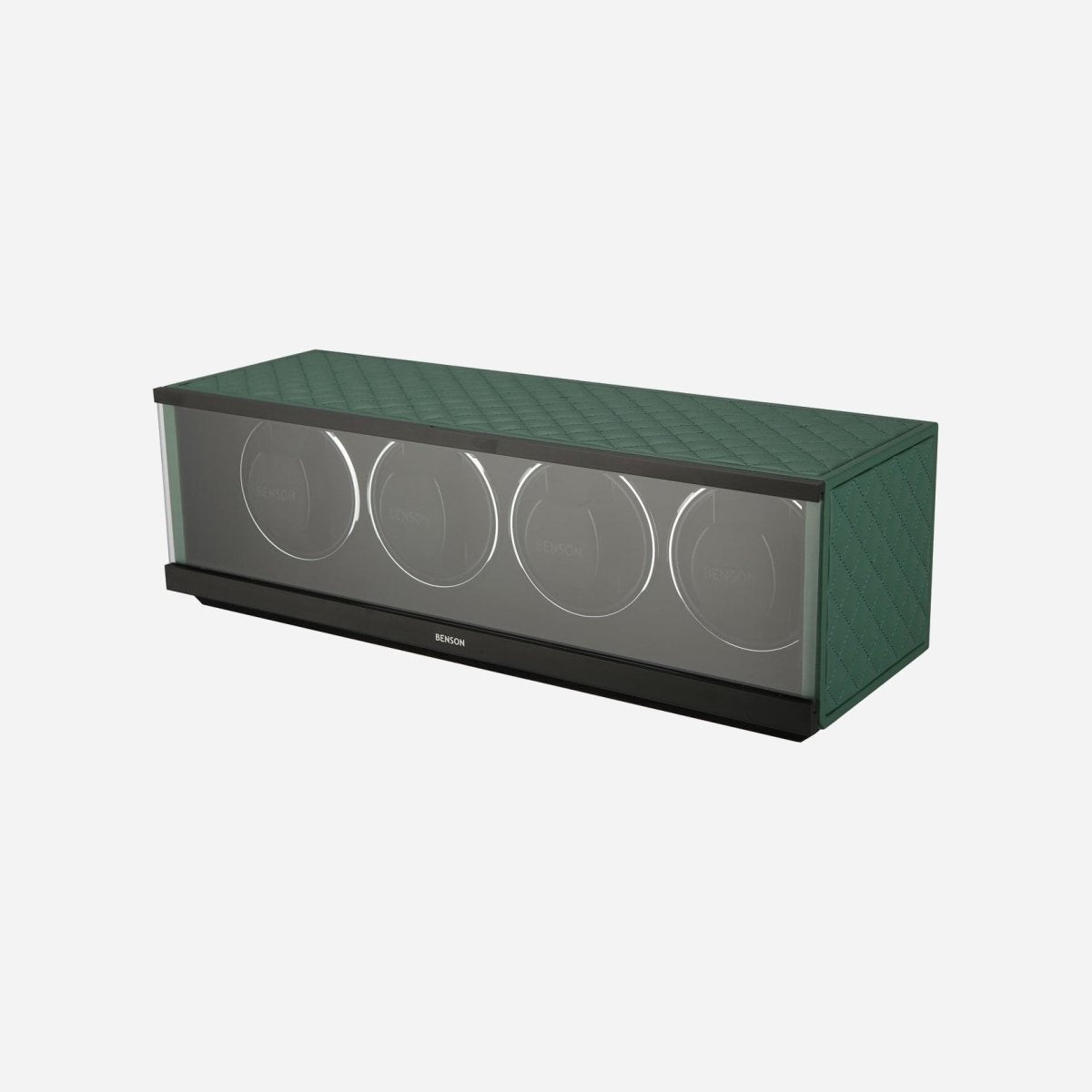 Benson Swiss Series 4 Horloges Groen leder