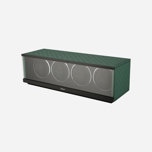 Benson Swiss Series 4 Horloges Groen leder