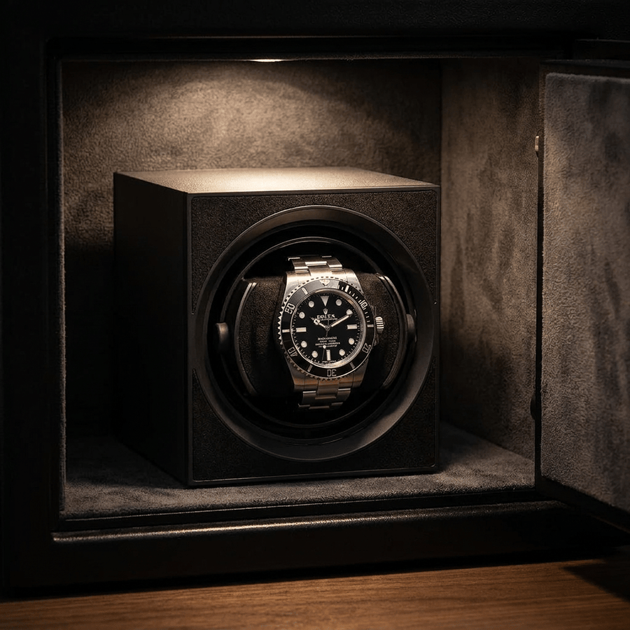 Benson Compact Aluminium 1 Horloge Donkergrijs - sfeerbeeld